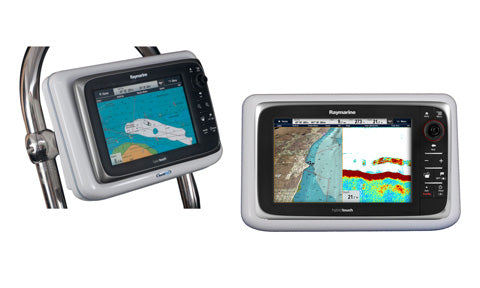 MarinePod 9 Inch Widescreen Chartplotter Pod with Rail Fixings