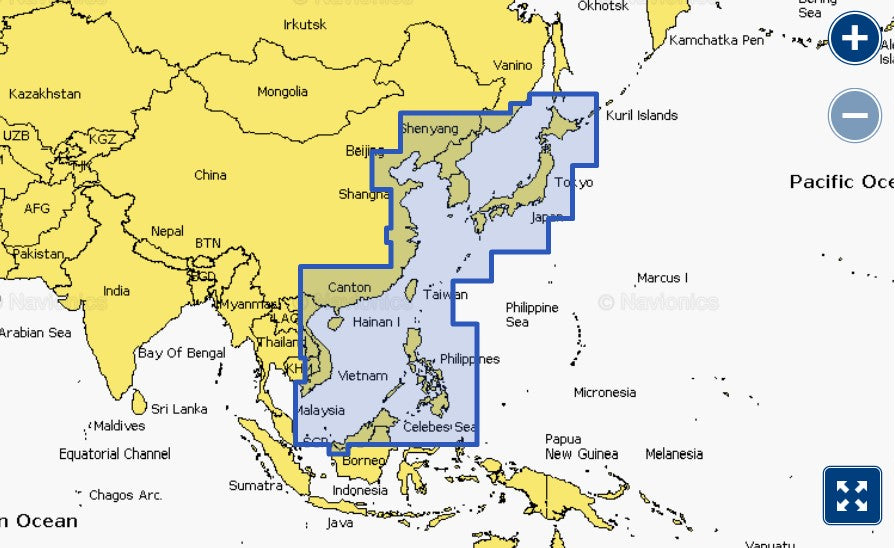 China Sea & Japan  - NSAE011L