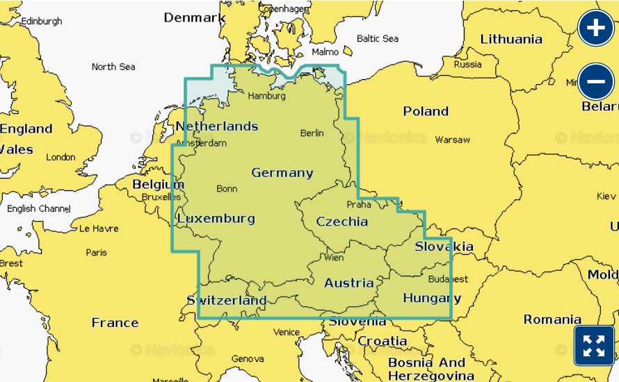 Germany, Lakes & Rivers =NSEU060R