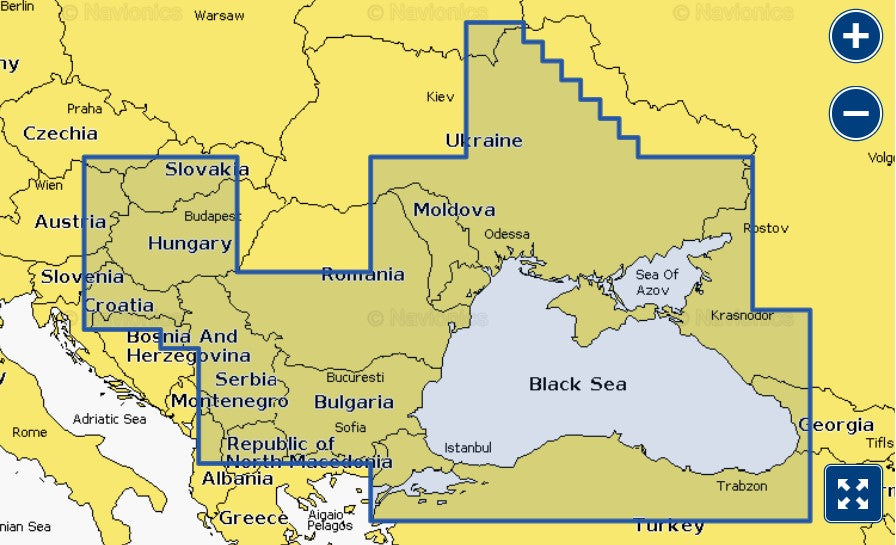 Black Sea & Azov Sea  -NSEU063R