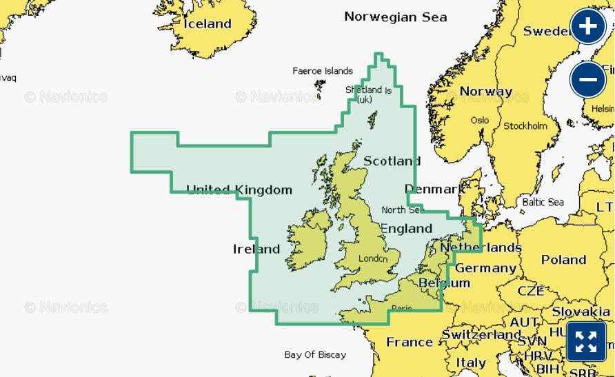U.K., Ireland & Holland -NSEU628L - 28XG - Garmin