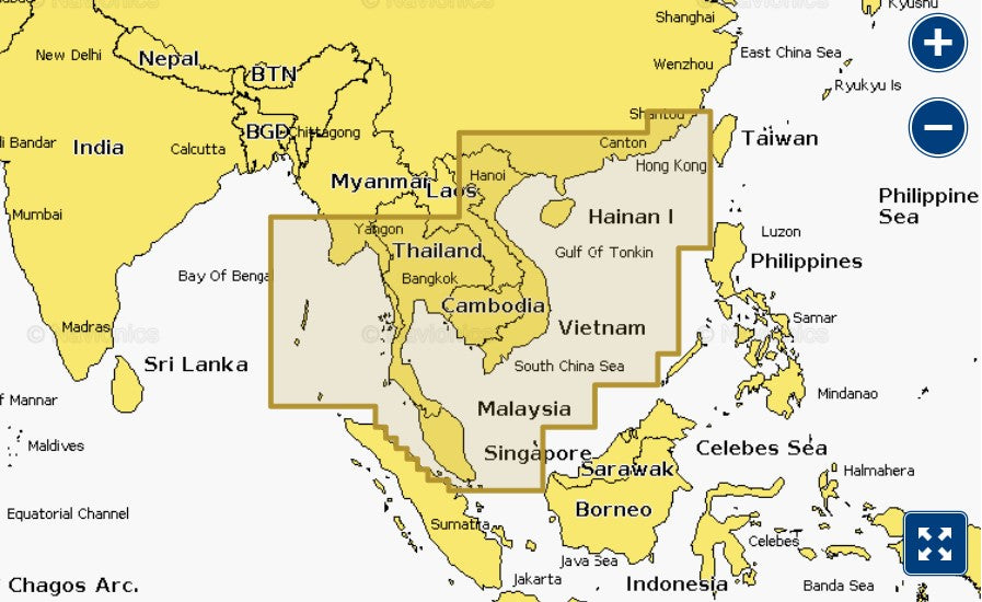 South China & Andaman Seas -NVAE020R