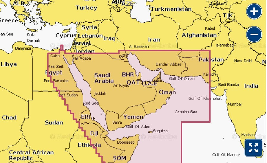 The Gulf & Red Sea -NVAW010R