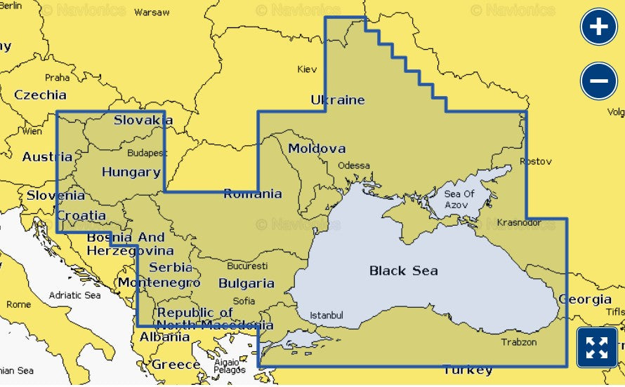 Black Sea & Azov Sea -NVEU063R