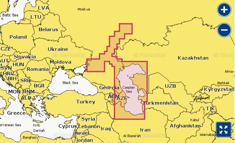 Caspian Sea & Lower Volga River -NVEU069R