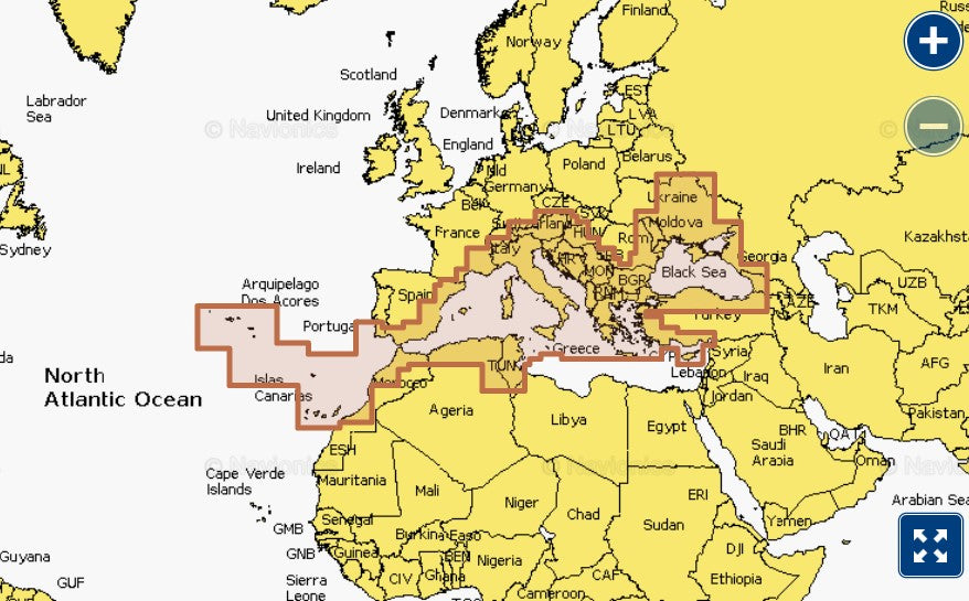 Mediterranean & Black Sea -NVEU643L