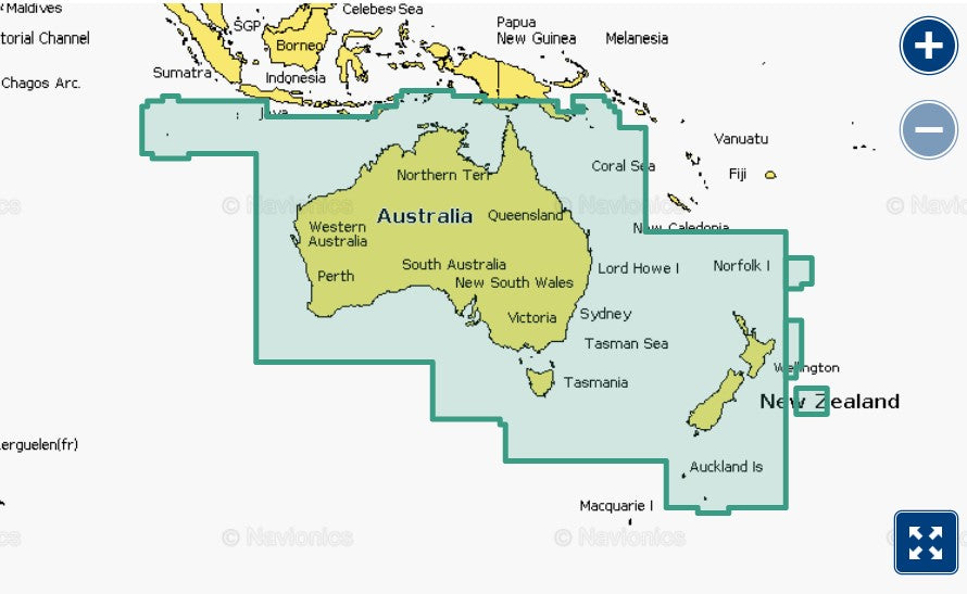 Australia & New Zealand -NVPC012L
