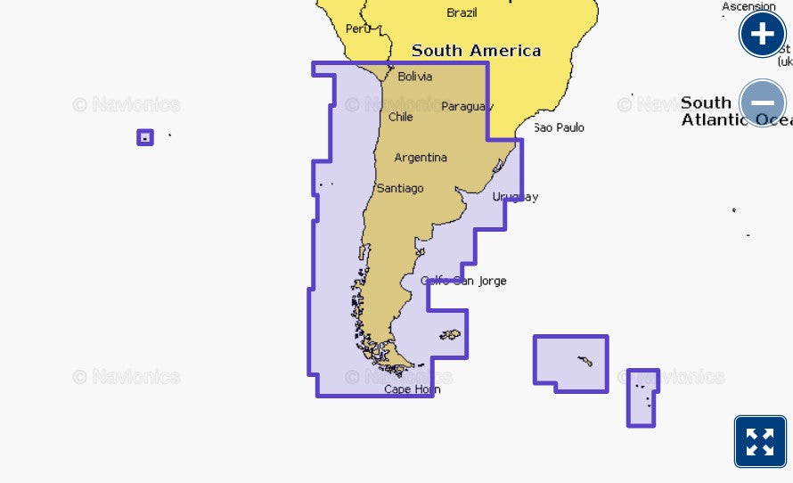 Chile, Argentina & Easter Isl. -NVSA005L