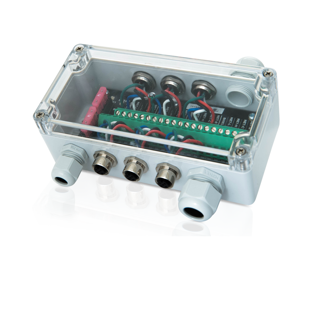 Actisense NMEA 2000 Network Block, 6 micro female drops, power feed and diagnostic features