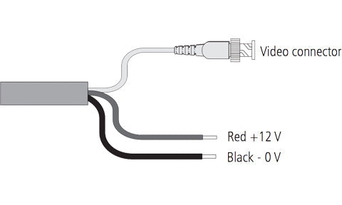 Raymarine CAM50 CAM100 CCTV Adaptor Cable