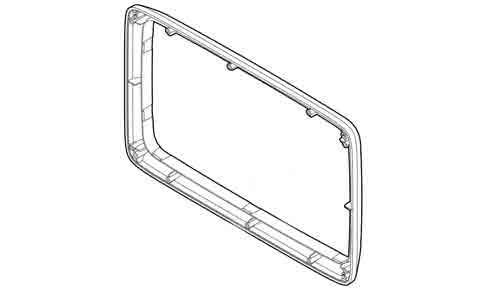 Raymarine c e9 Rear Bezel for 9 inch c and e Series Multifunction Displays