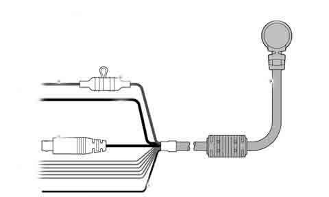 Raymarine a9, a12, c, e, eS and gS Right Angle Power and data cable 1.5m