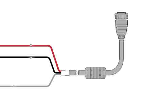 Raymarine eS7, a6 and a7 Straight Power cable 1.5m