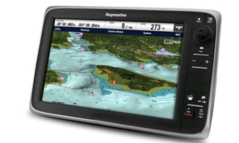 Raymarine c127 12 Inch None Touch MFD with WiFi, Sonar and Navionics EU Silver Chart