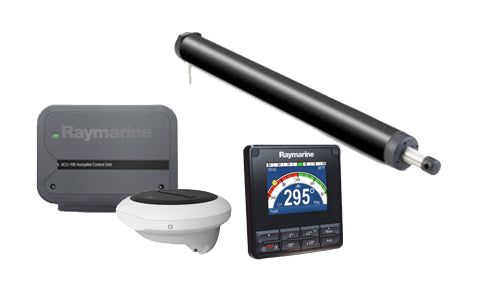 Raymarine Evolution EV-100 Tiller Autopilot with Tiller Drive and p70s Control