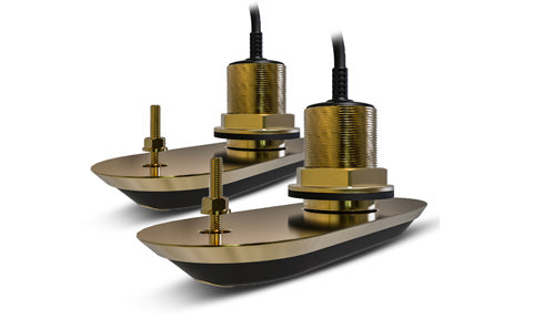Raymarine RV-220 RealVision 3D Bronze Through Hull Transducers, Port and Starboard 20 Degree