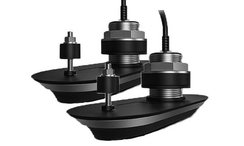 Raymarine RV-420 RealVision 3D Stainless Through Hull Transducers, Port and Starboard 20 degree