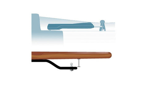Simrad Tiller bracket 120 mm (4.8 in)