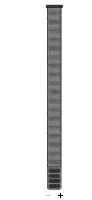 UltraFit Nylon Straps (20 mm), Grey