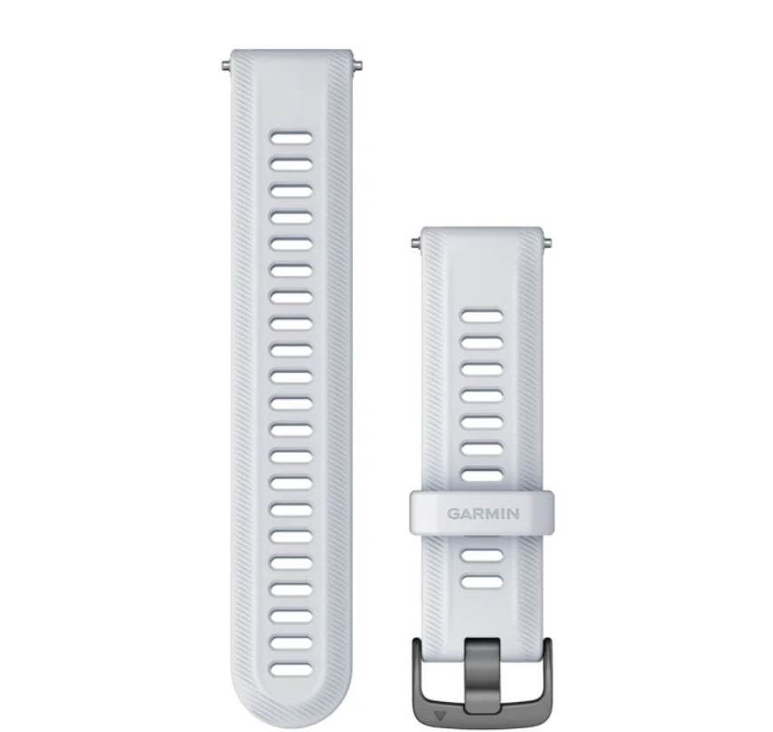 Watch Bands (Forerunner® 955), Whitestone with Slate Hardware