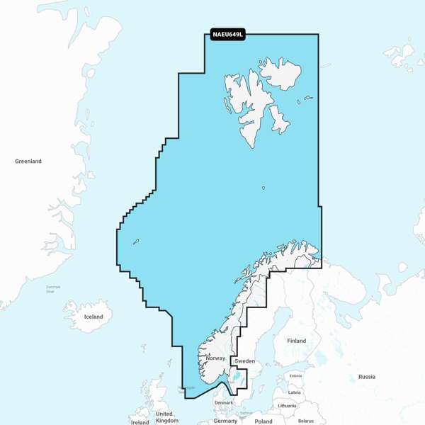 Navionics®+  Norway - Marine Charts NAEU649L