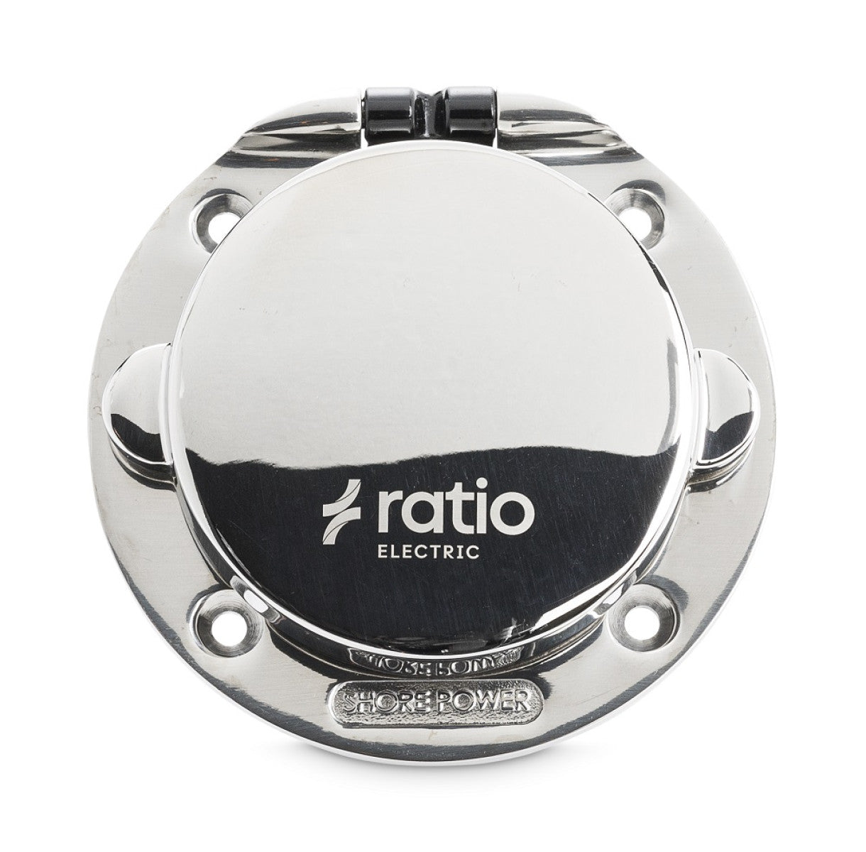 Ratio Stainless steel shorepower inlet. 2P+E. 240v 50A