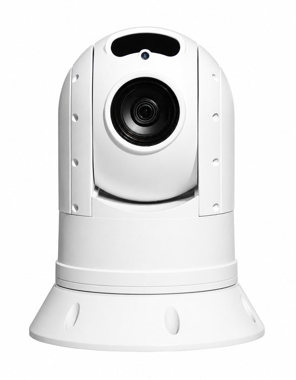 Iris ATOM A418 Compact Hi-Def IP PTZ Camera, 30x Zoom, White, Base Entry