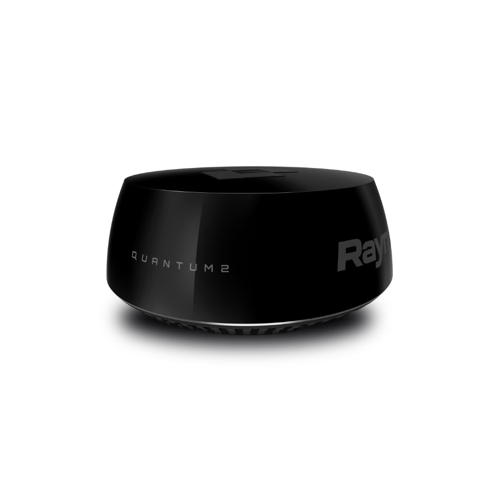 Raymarine Quantum 2 Q24D Doppler CHIRP Radar, Black, with 10m Power and Data Cables