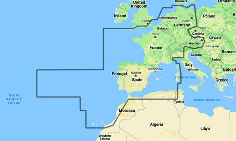 C-Map Continental Central and West Europe