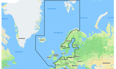 C-Map Continental North Europe