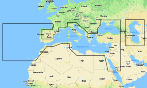 C-Map Continental Southern Europe