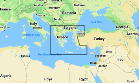 C-Map Local Chart Aegean Sea and Sea of Marmara