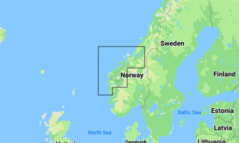C-Map Local Chart Bergen to Brandsfjorden
