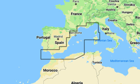 C-Map Local Chart West Mediterranean