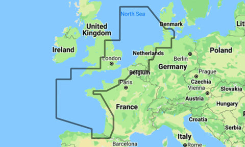 C-Map Wide Chart North-West Europe Coasts