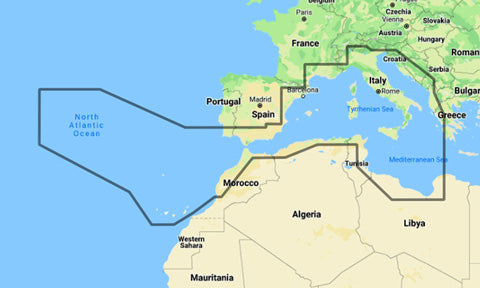 C-Map Wide Chart South-West European Coasts