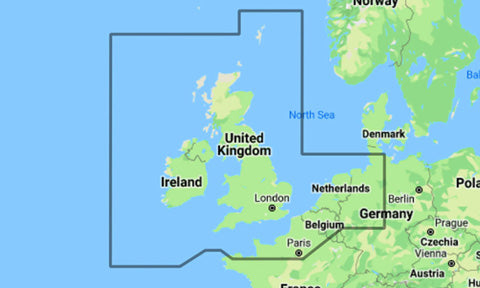 C-Map Wide Chart UK and Ireland
