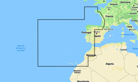 C-Map Wide Chart West European Coasts