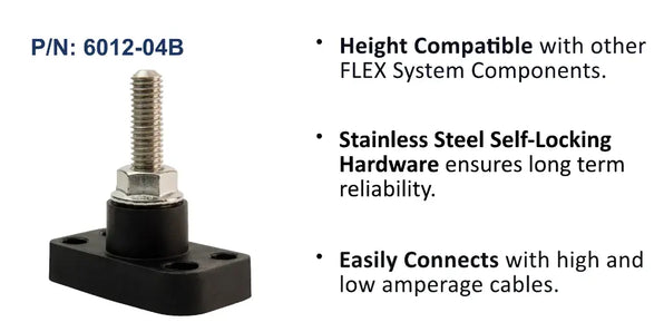 EGIS Power Post, M10 (3/8 inch) Stud
