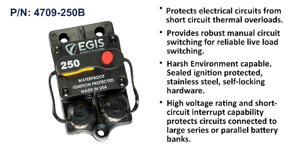 EGIS 85 Series 250A Circuit Breaker, Surface Mount