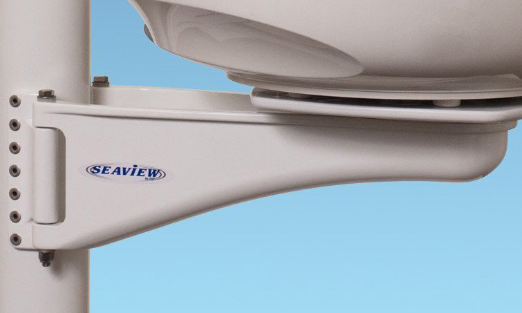 Seaview Mast Mount for 24 inch Raymarine & Garmin Radar will fit a mast 3.5/8 inch or larger