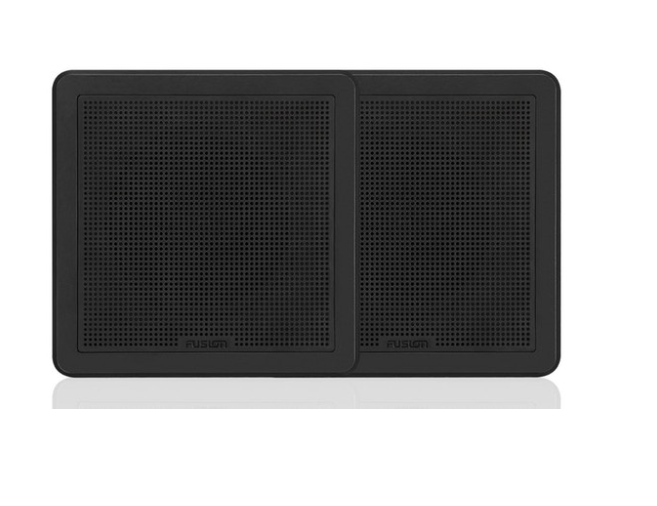 Fusion 6.5" Flush Mount, Square Black 30w RMS
