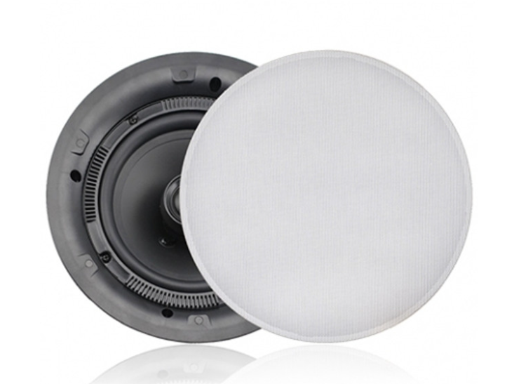 Fusion 6" Super Flush Speaker Pair - White Magnetic Grilles