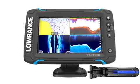 Lowrance Elite-7 Ti Mid High TotalScan Transducer C-Map SE Europe Card