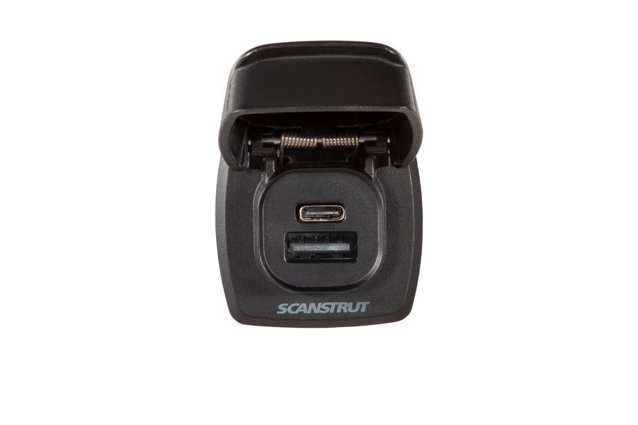 Scanstrut Flip Pro Plus Fast Charge USB-A & USB-C Socket