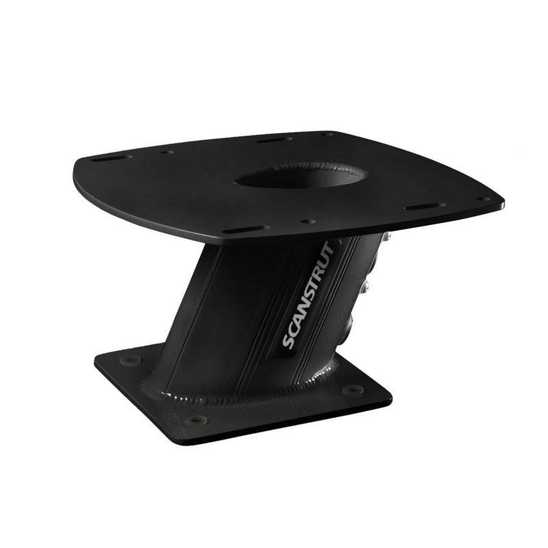Scanstrut Black APT-150-01 Aluminium PowerTower aft leaning 150mm / 6" for radomes