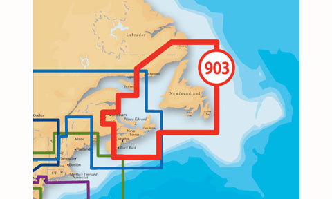 Navionics Platinum Plus SD Card Preloaded with 903P-2 Plus NS-Newfoundland