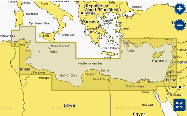 Mediterranean Sea, Southeast -NVEU016R