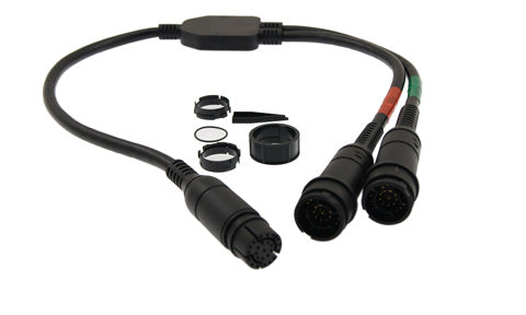Raymarine Axiom 0.3m Y-Cable for RealVision 3D Transducers (25-pin)