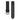 QuickFit® 22 Watch Bands, Black/Silver silicone